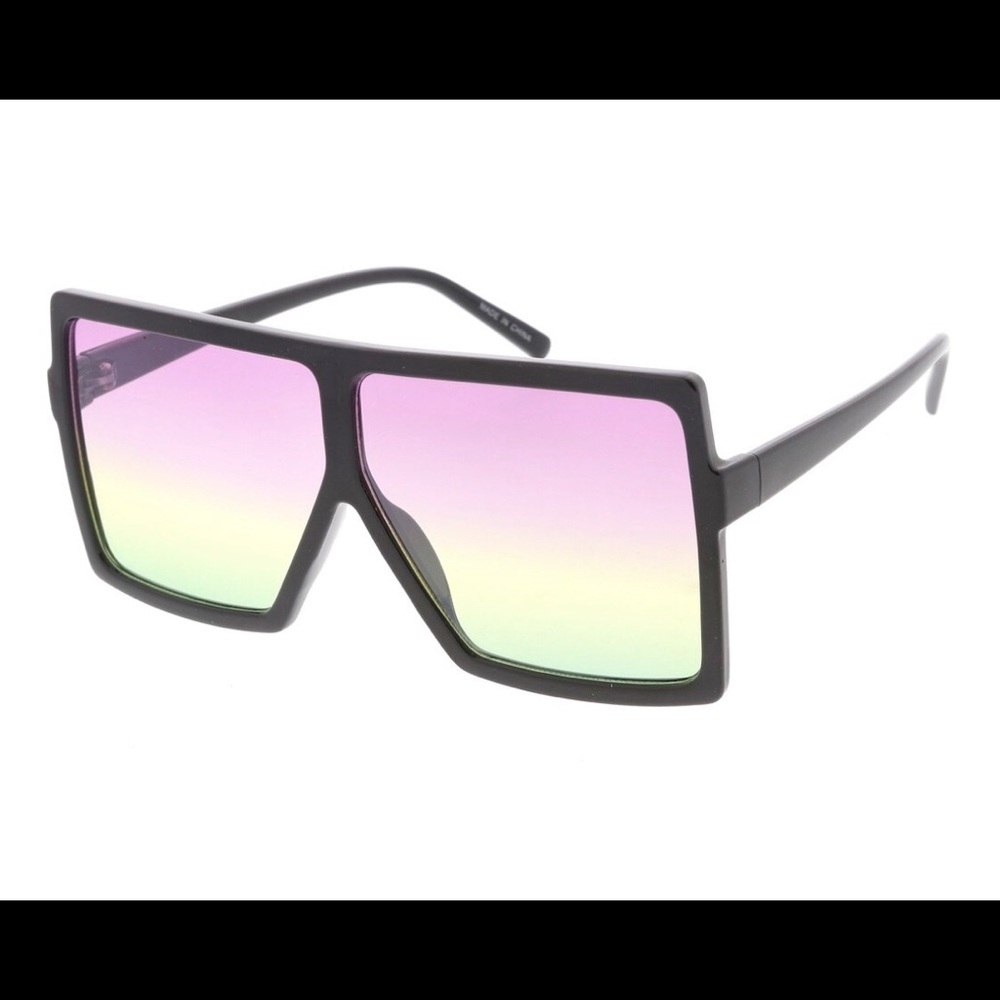 Oversized Large Black Sunglasses. NWT!
